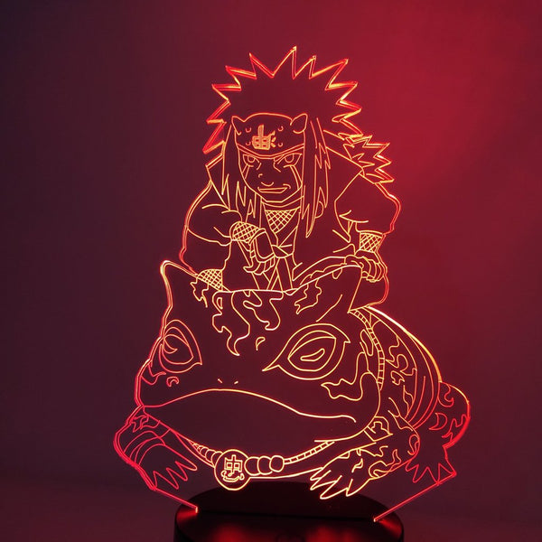 3D Naruto Jiraiya LED Lamp – Iconic Anime Light for Bedrooms and Collectors