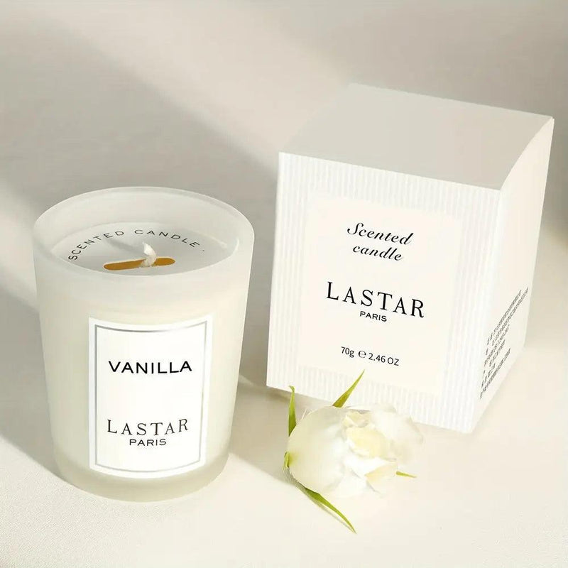 Luxurious Scented Candle – Vanilla Fragrance for a Relaxing Ambience