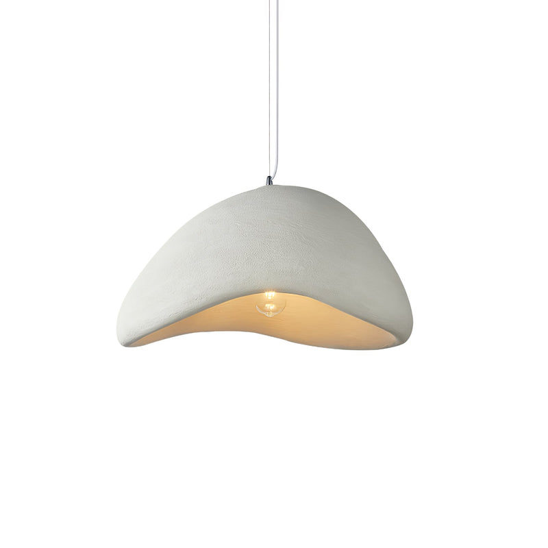 Minimalist Cocoon Pendant Light – Wabi-Sabi Style