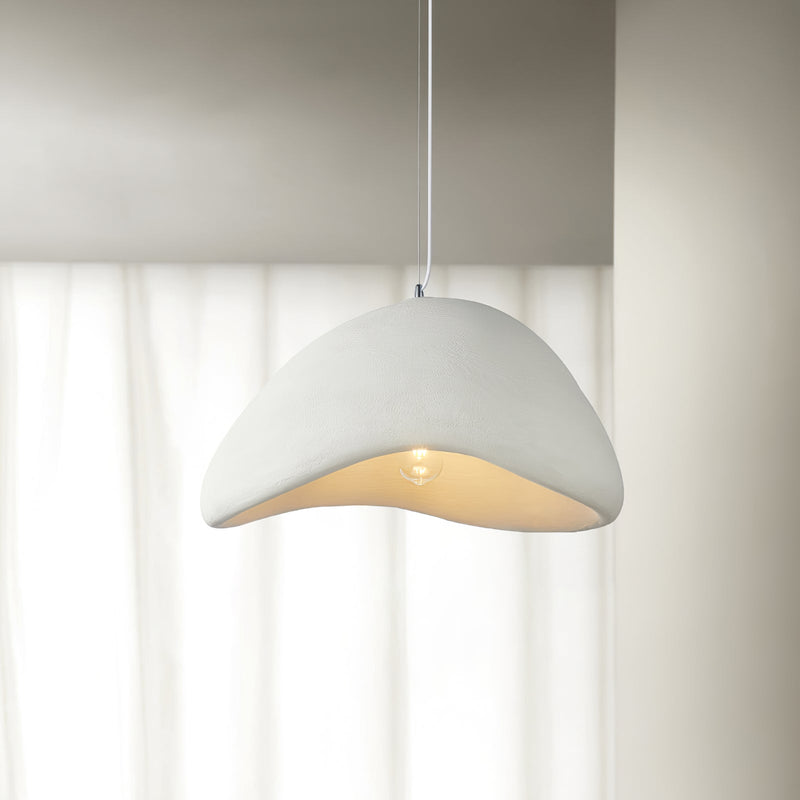 Minimalist Cocoon Pendant Light – Wabi-Sabi Style