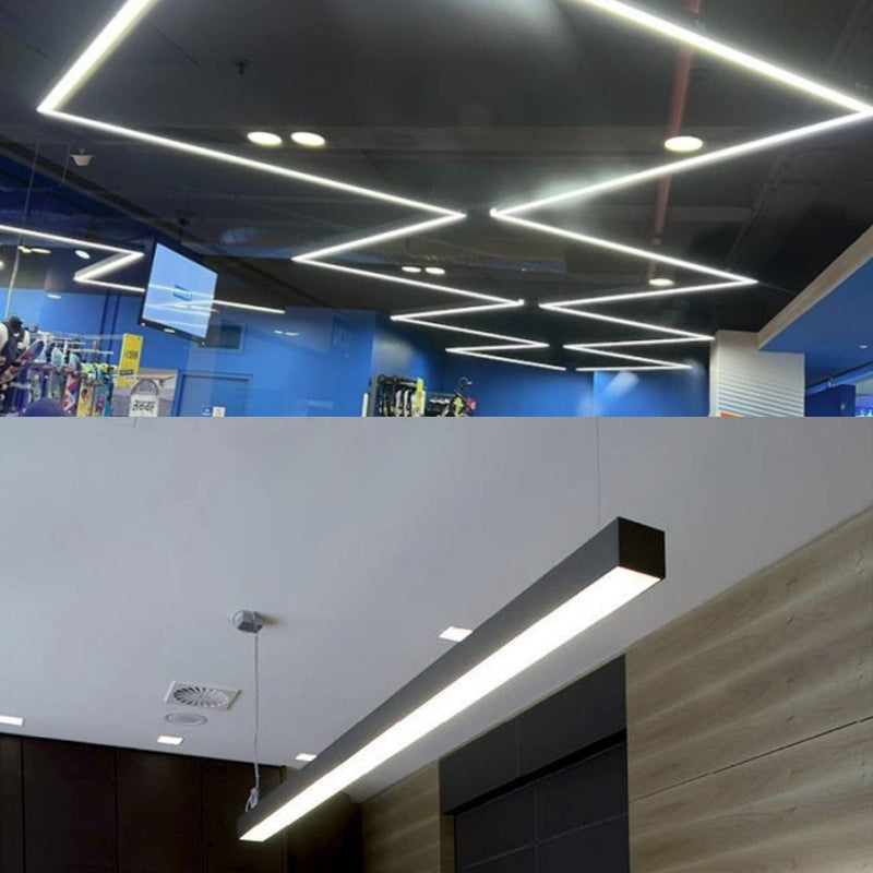 Sleek LED Linear Pendant Light – Modern Ceiling Light for Offices and Workspaces