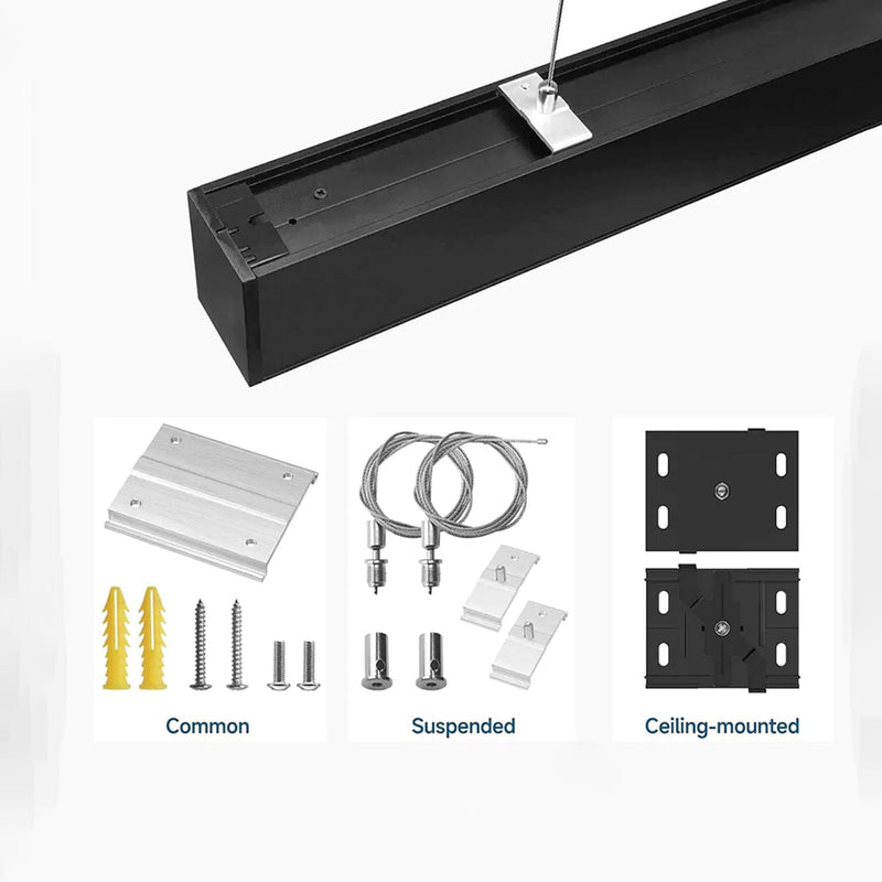 Sleek LED Linear Pendant Light – Modern Ceiling Light for Offices and Workspaces