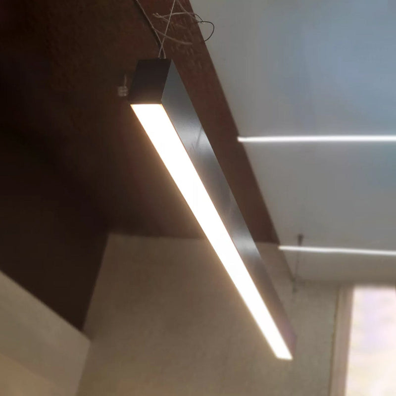 Sleek LED Linear Pendant Light – Modern Ceiling Light for Offices and Workspaces