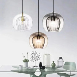 Elegant Modern Glass Pendant Light for Living and Dining Spaces