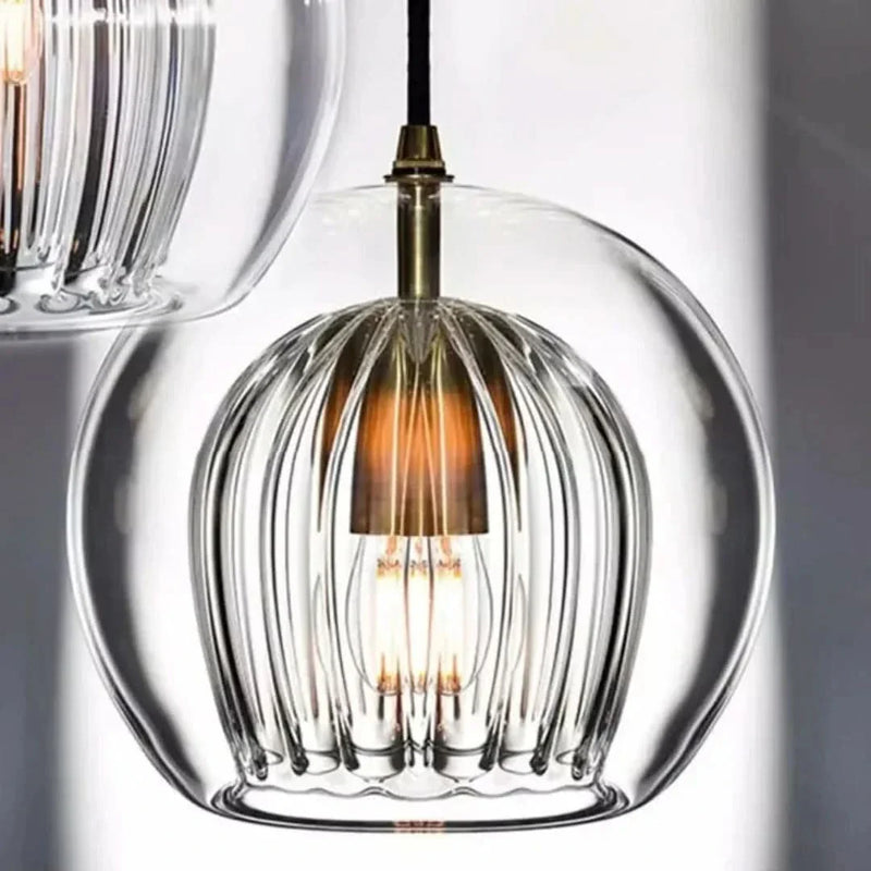 Elegant Modern Glass Pendant Light for Living and Dining Spaces