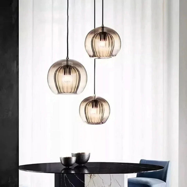 Elegant Modern Glass Pendant Light for Living and Dining Spaces