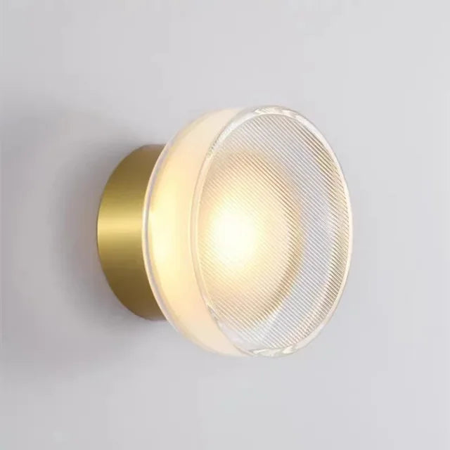 Elegant Round Wall Light – Stylish Glass Wall Lamp for Modern Interiors