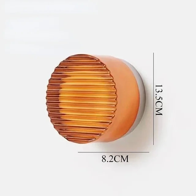 Elegant Round Wall Light – Stylish Glass Wall Lamp for Modern Interiors