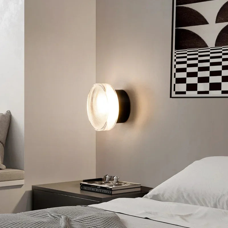 Elegant Round Wall Light – Stylish Glass Wall Lamp for Modern Interiors