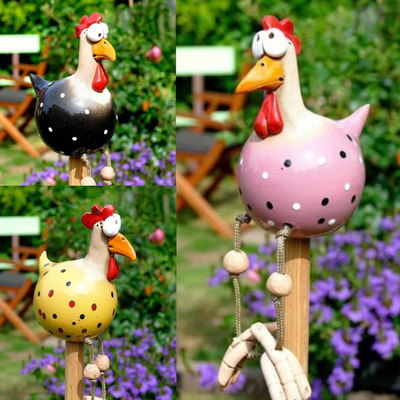 Fun Chicken Garden Ornaments | Unique Decorative Stakes for Your Garden