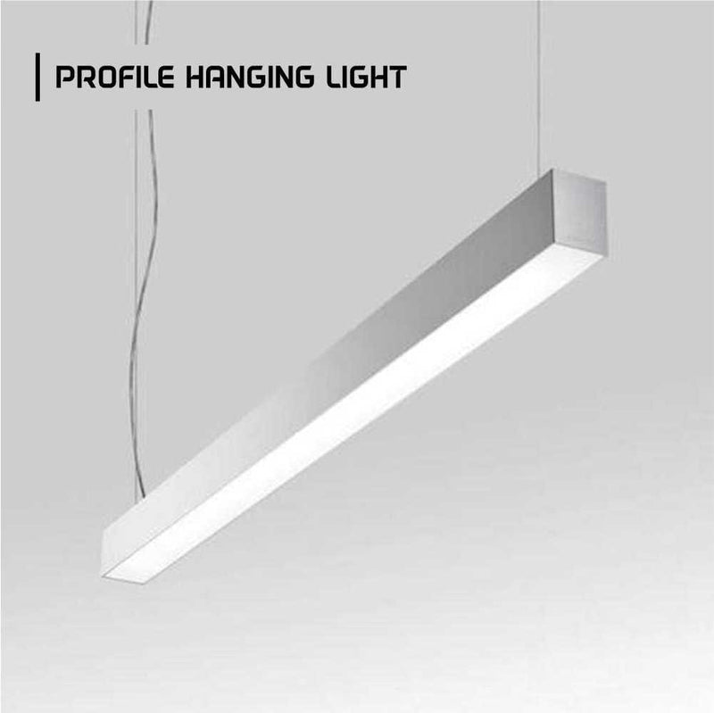 Sleek LED Linear Pendant Light – Modern Ceiling Light for Offices and Workspaces