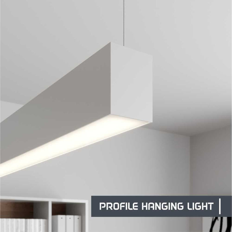 Sleek LED Linear Pendant Light – Modern Ceiling Light for Offices and Workspaces