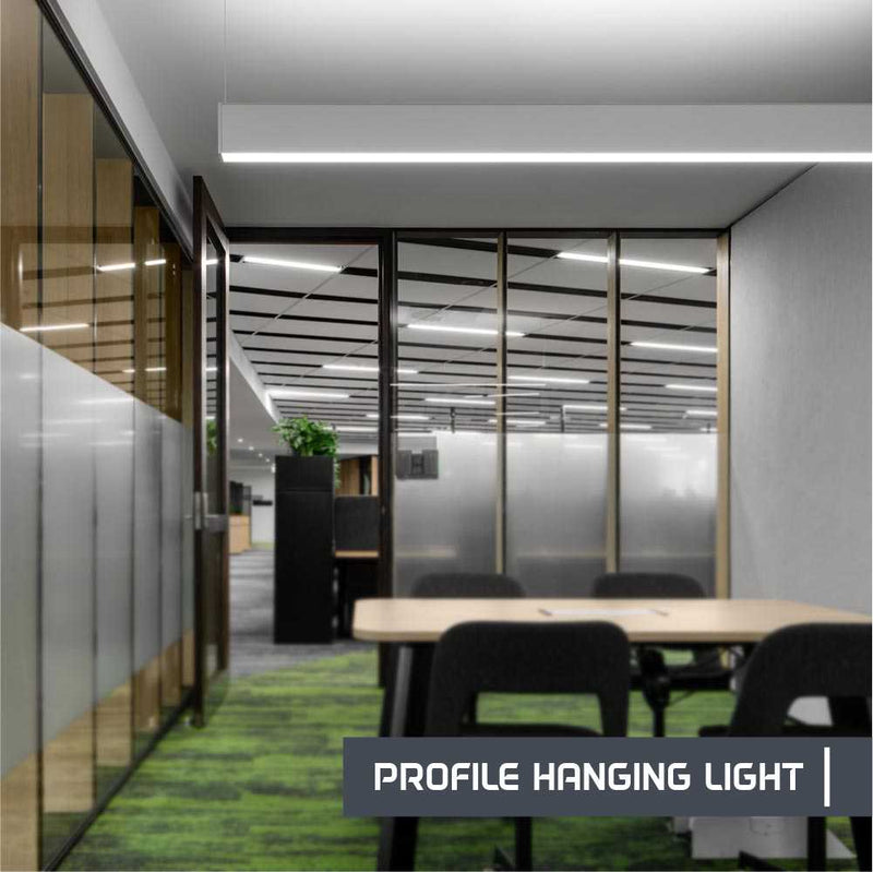 Sleek LED Linear Pendant Light – Modern Ceiling Light for Offices and Workspaces