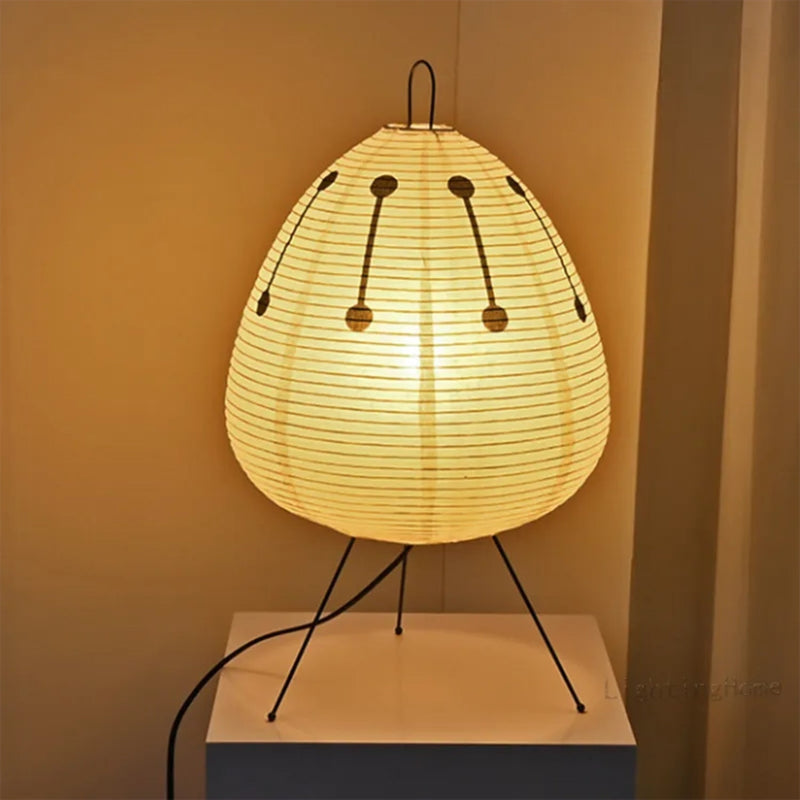 Japanese Rice Paper Table Lamp – Create a Warm and Cosy Ambience