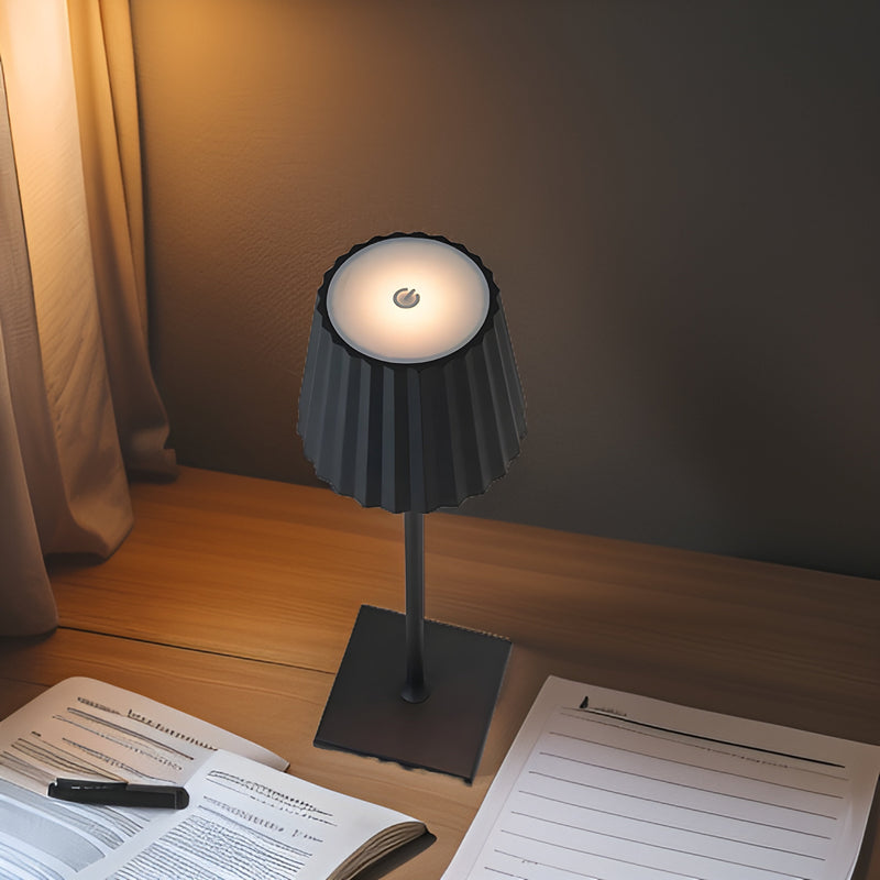 Dimmable Touch Table Lamp – Rechargeable and Waterproof – Modern Design for Indoor and Outdoor Use