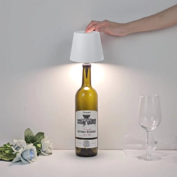 Cordless Wine Bottle LED Table Lamp with Touch Control – Elegant Lighting for Indoor and Outdoor Spaces