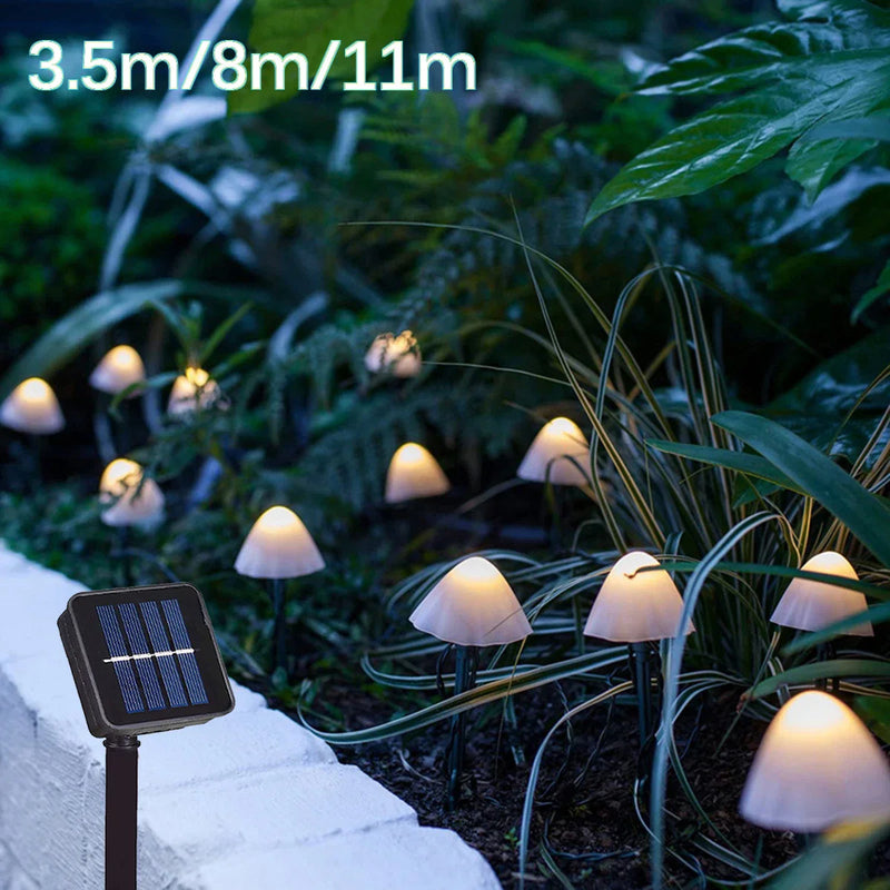 Solar Mushroom Garden Lights – Enchanting Outdoor Solar Path Lighting