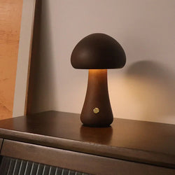 Charming Mushroom Table Lamp – Touch-Control LED Night Light with Adjustable Brightness