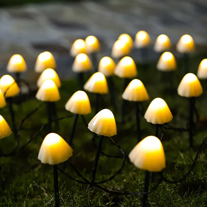 Solar Mushroom Garden Lights – Enchanting Outdoor Solar Path Lighting