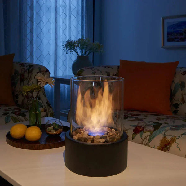 LumiFlame Portable Tabletop Fireplace – Stylish Ethanol Fire for Indoor and Outdoor Use