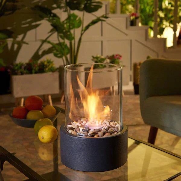 LumiFlame Portable Tabletop Fireplace – Stylish Ethanol Fire for Indoor and Outdoor Use