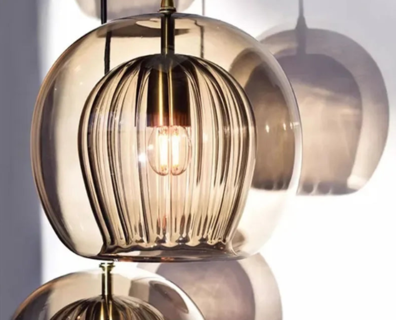 Elegant Modern Glass Pendant Light for Living and Dining Spaces