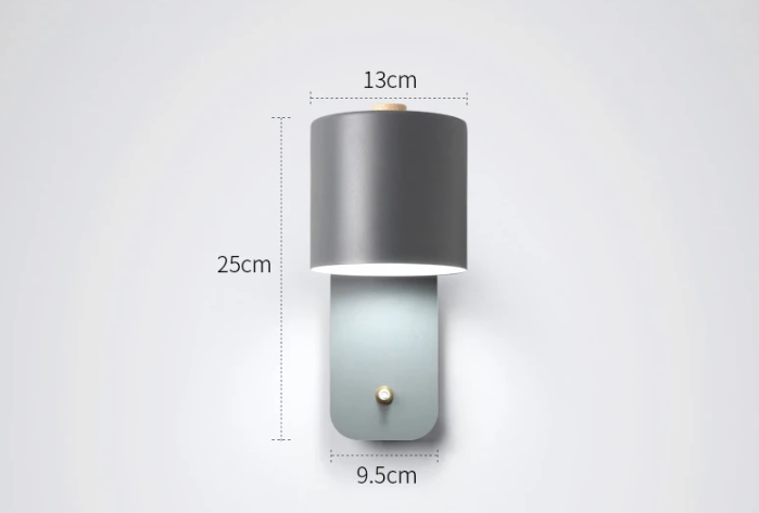 Modern LED Wall Light with Switch – Sleek Interior Lighting for Stylish Homes