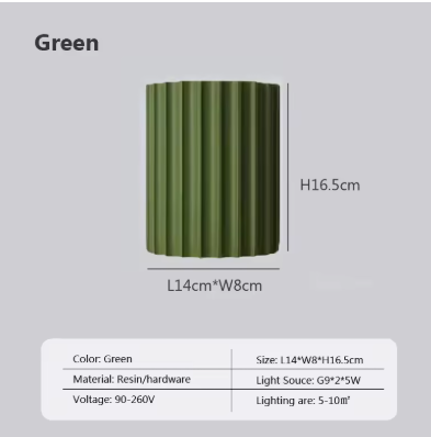 Modern Resin Wall Lamp – Stylish LED Wall Light for Living Room, Bedroom and Hallway