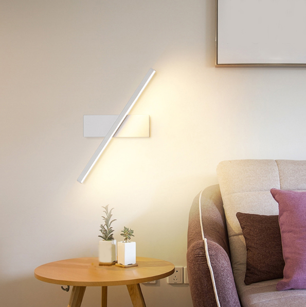 Modern Minimalist LED Wall Lamp – Stylish Adjustable Light for Living Room & Bedroom