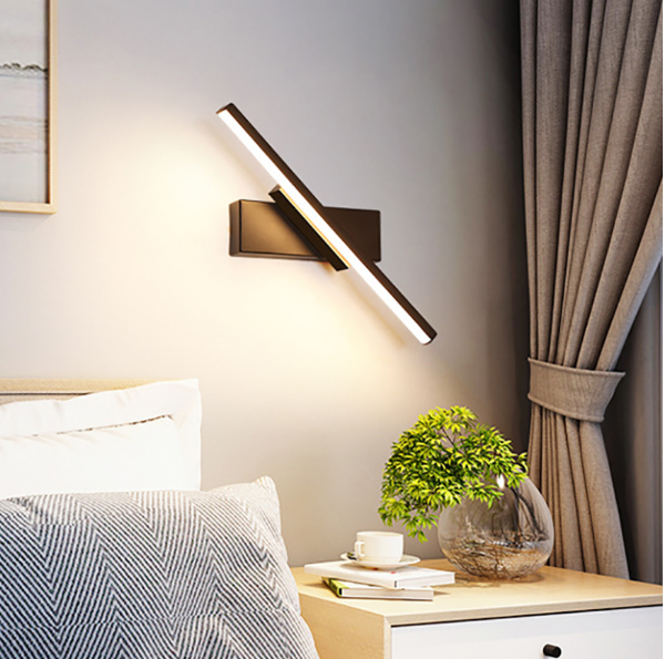 Modern Minimalist LED Wall Lamp – Stylish Adjustable Light for Living Room & Bedroom