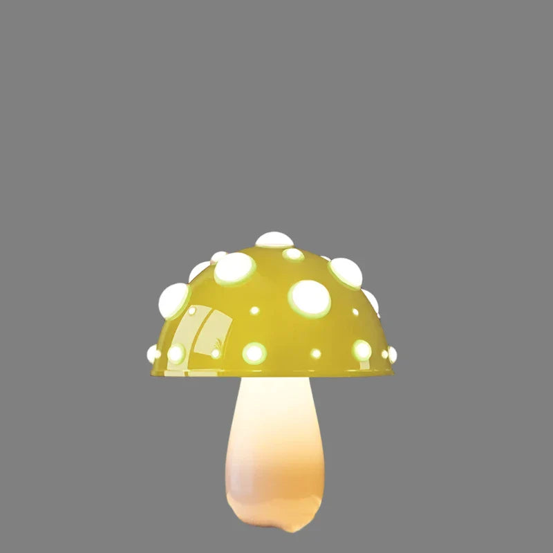 USB-Rechargeable LED Mushroom Lamp – Cosy Night Light for Bedrooms