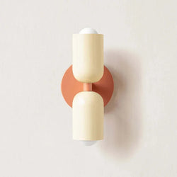 Mid-Century Modern Wall Lamp – Elegant Bedroom Light with Dual-Up & Down Illumination