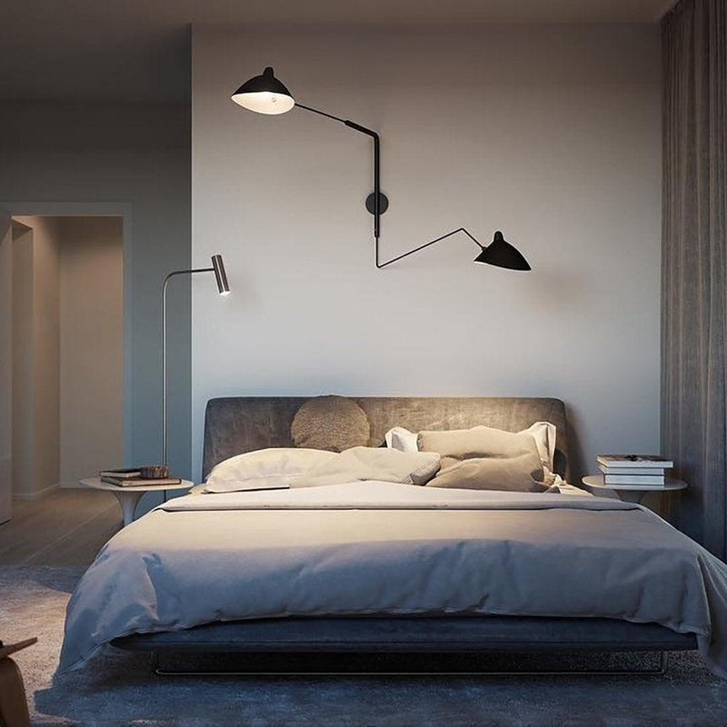 Serge Mouille Inspired Adjustable Wall Sconce – Modern Wall Lamp for Stylish Interiors