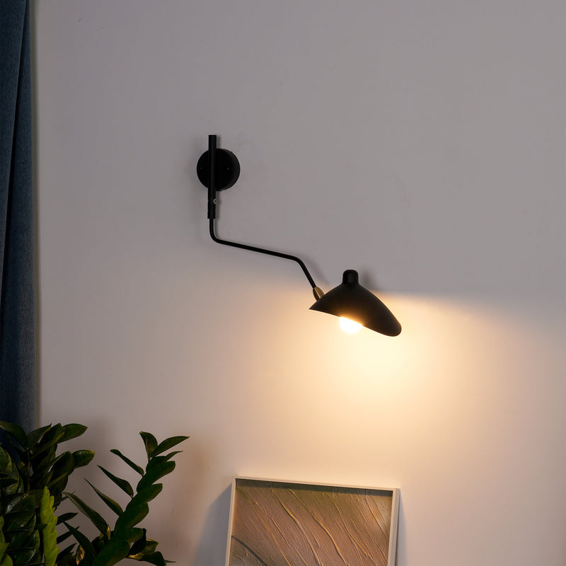 Serge Mouille Inspired Adjustable Wall Sconce – Modern Wall Lamp for Stylish Interiors