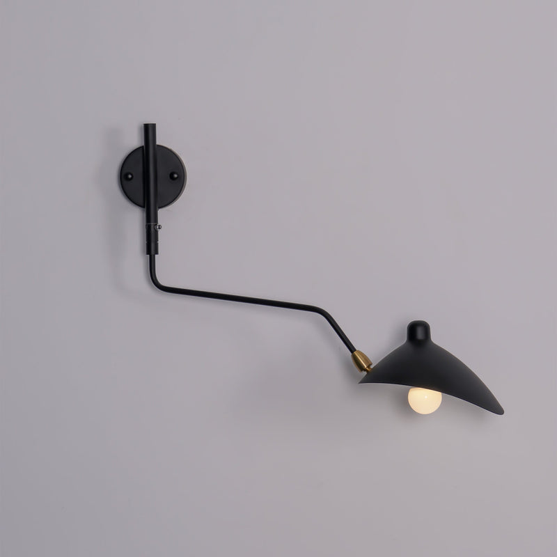 Serge Mouille Inspired Adjustable Wall Sconce – Modern Wall Lamp for Stylish Interiors