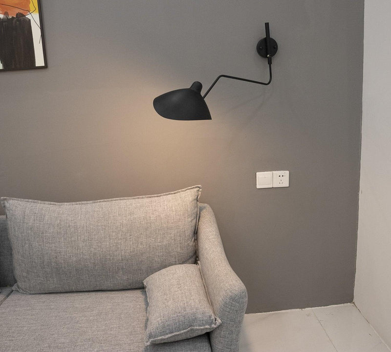 Serge Mouille Inspired Adjustable Wall Sconce – Modern Wall Lamp for Stylish Interiors