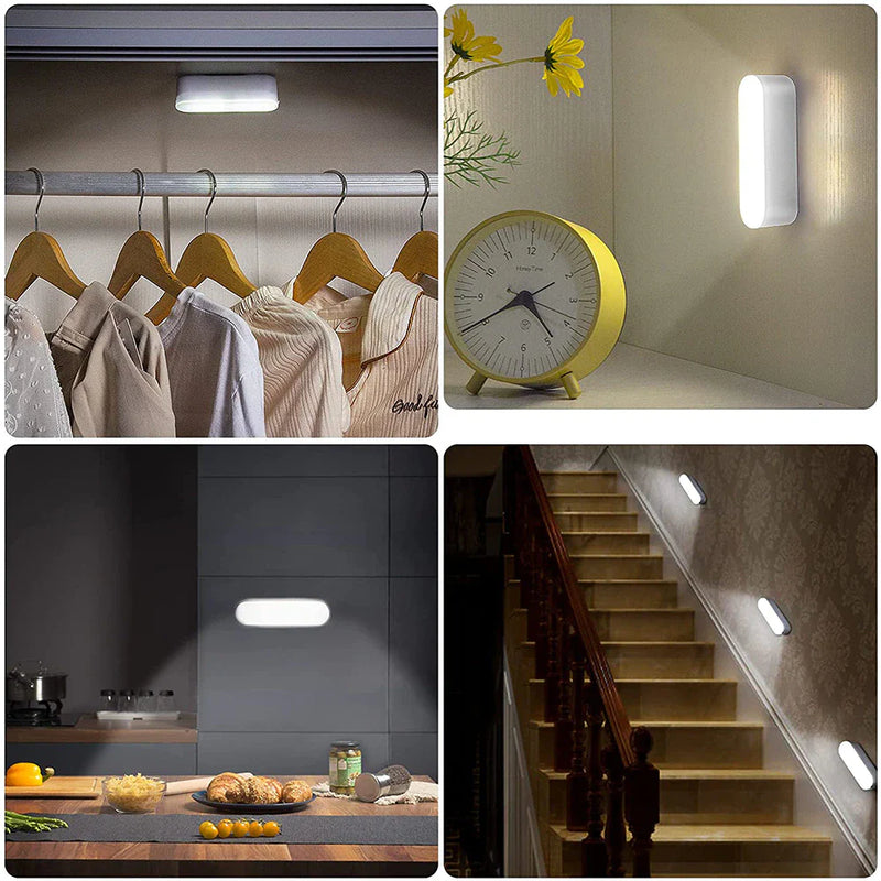 LED USB Rechargeable Wireless Motion Sensor Wall Light