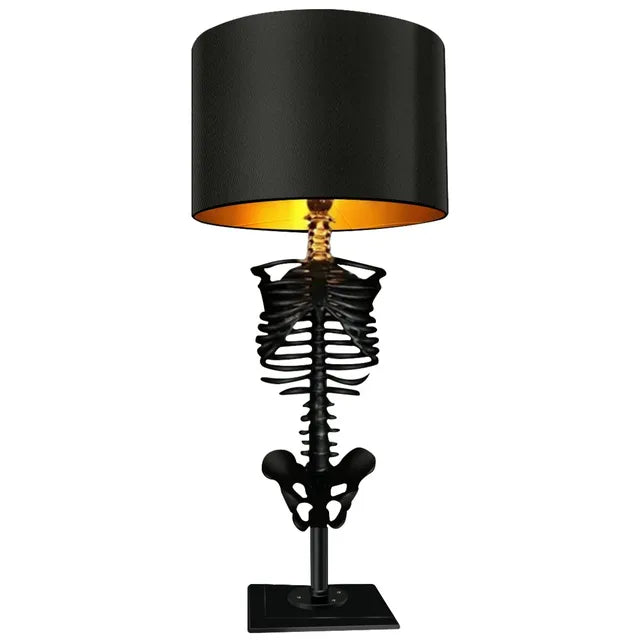 Gothic Skeleton Table Lamp – Handcrafted Gothic Décor for a Unique Interior