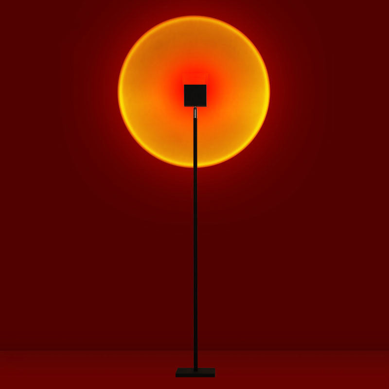 Modern Sunset Floor Lamp – Minimalist Light Projector for Warm Ambience