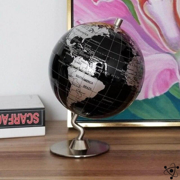 Decorative Globe with Z-Shaped Base