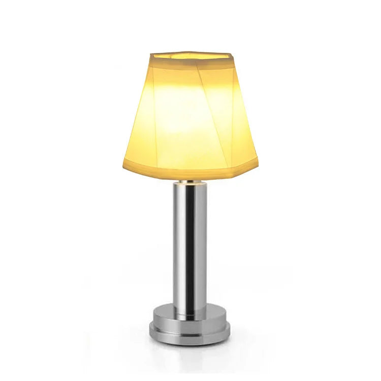 Cordless LED Table Lamp – Stylish Metal Design for Ambient Lighting