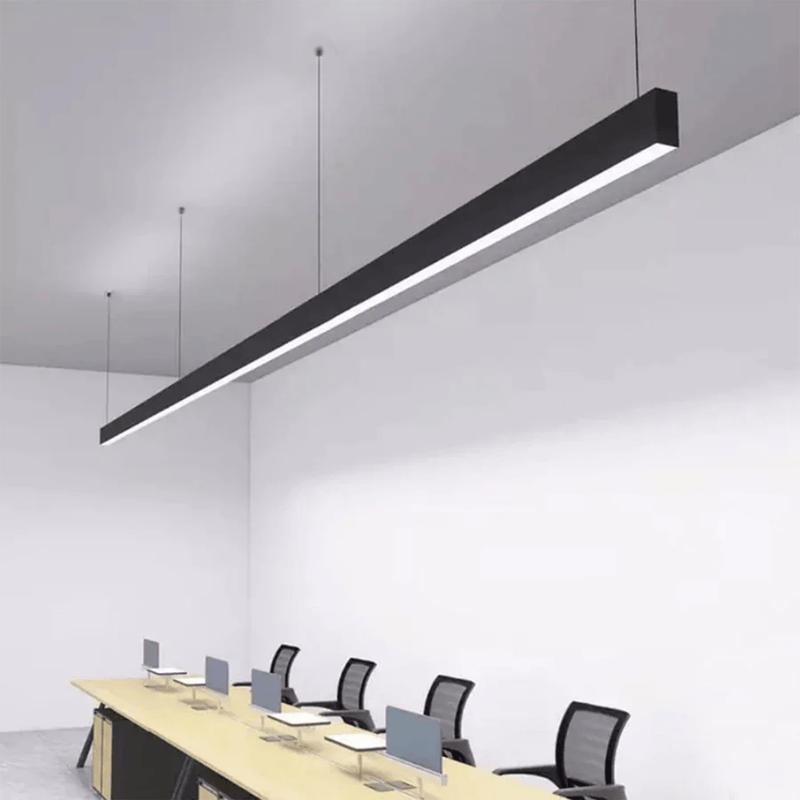 Sleek LED Linear Pendant Light – Modern Ceiling Light for Offices and Workspaces