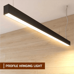 Sleek LED Linear Pendant Light – Modern Ceiling Light for Offices and Workspaces