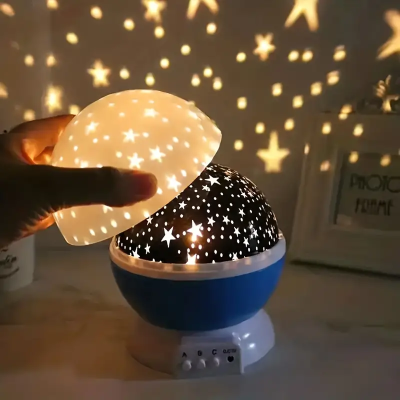 Starry Night Projection Lamp – Enchanting Night Light for Kids