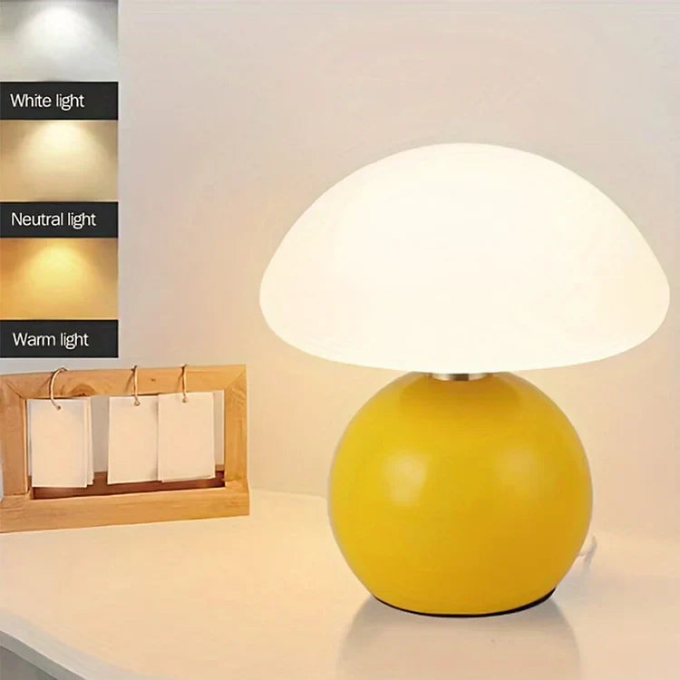 Elegant French Mushroom Lamp – Stylish Table Lamp with Nostalgic Charm