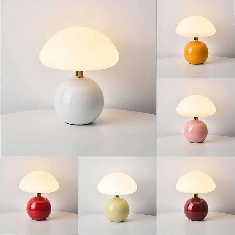 Elegant French Mushroom Lamp – Stylish Table Lamp with Nostalgic Charm