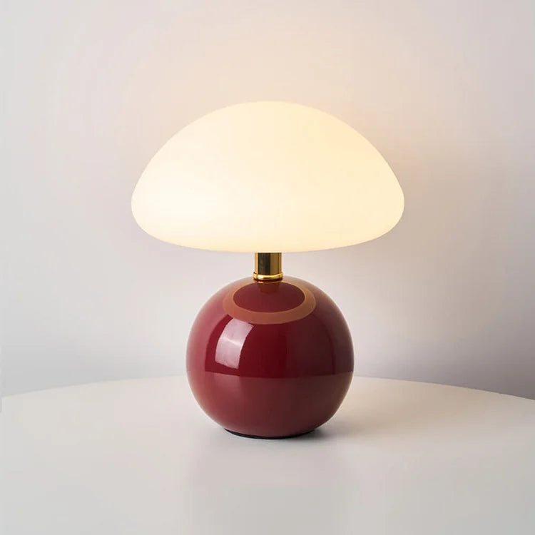 Elegant French Mushroom Lamp – Stylish Table Lamp with Nostalgic Charm