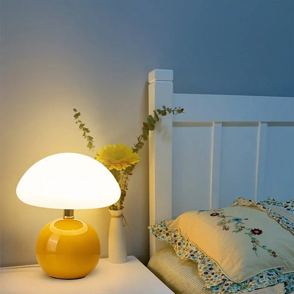 Elegant French Mushroom Lamp – Stylish Table Lamp with Nostalgic Charm