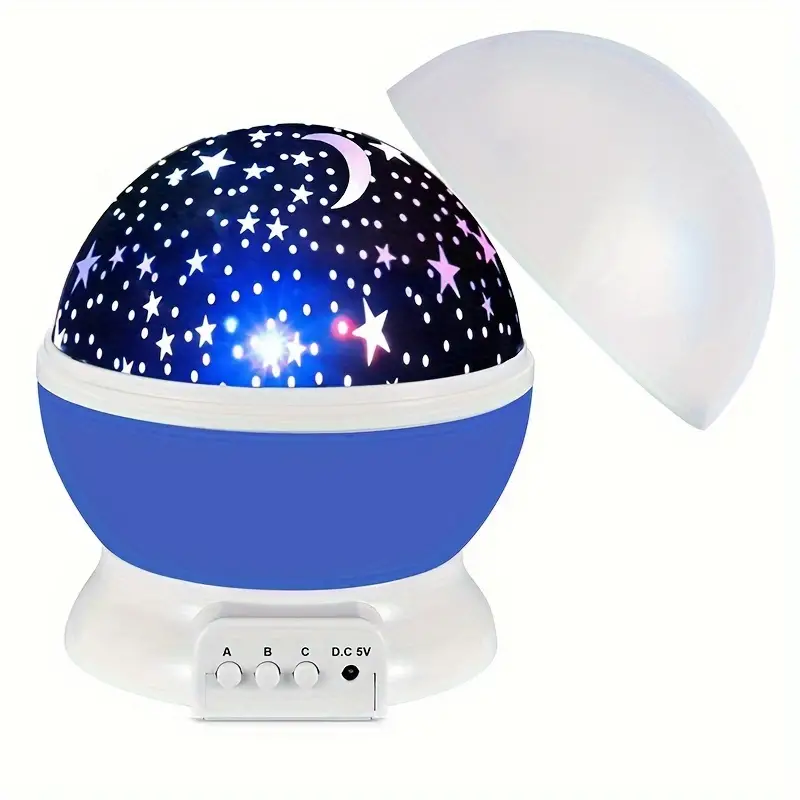 Starry Night Projection Lamp – Enchanting Night Light for Kids