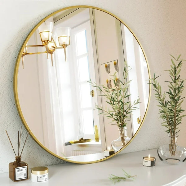 Round Wall Mounted Bathroom Mirror